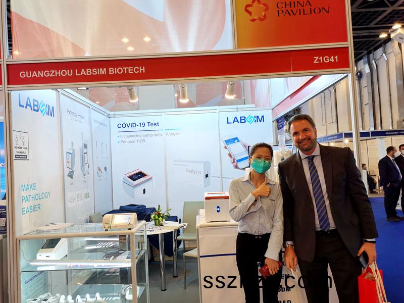 【展(zhan)會迴(hui)顧】藍(lan)勃生物(wu)精綵(cai)亮相2022 MEDLAB Middle East